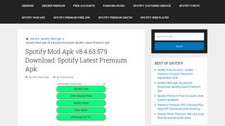 
                            8. Spotify Mod Apk v8.4.63.579 Download: Spotify Latest Premium Apk