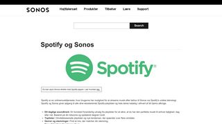 
                            4. Spotify og Sonos | Sonos