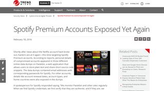 
                            8. Spotify Premium Accounts Exposed Yet Again - Security ...