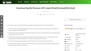 
                            3. Spotify Premium apk download February 2019 [Mod] [No Root]