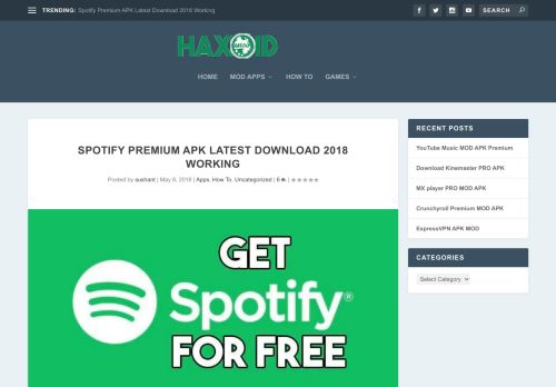 
                            10. Spotify Premium APK Latest Download 2018 Working | No Root