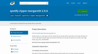 
                            10. spotify-ripper-morgaroth · PyPI