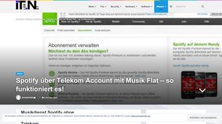
                            10. Spotify über Telekom Account mit Musik Flat – so funktioniert es!