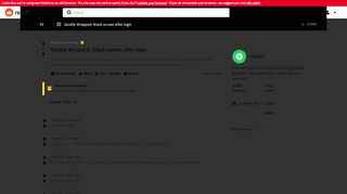 
                            7. Spotify Wrapped: Black screen after login : spotify - Reddit