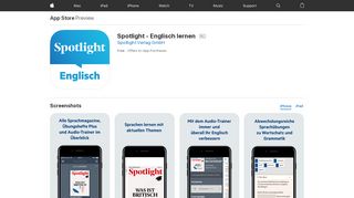 
                            11. Spotlight - Englisch lernen on the App Store - iTunes - Apple