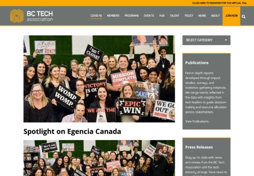 
                            3. Spotlight on Egencia Canada - BC Tech - BC Tech Association