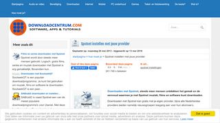 
                            10. Spotnet instellen met jouw provider – Downloadcentrum.com