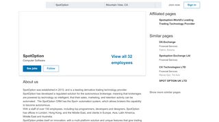 
                            6. SpotOption | LinkedIn