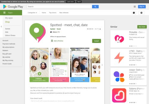 
                            3. Spotted: Die lokale Dating App – Apps bei Google Play