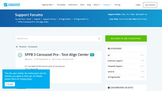 
                            5. SPPB 3 Caroussel Pro - text align center - JoomShaper