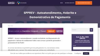 
                            6. SPPREV - Autoatendimento, Holerite e Demonstrativo de Pagamento