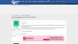 
                            13. Sprachausgabe aus Autostart entfernen | ComputerBase Forum