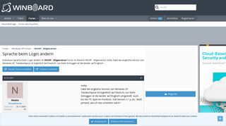 
                            6. Sprache beim Login ändern - Winboard.org