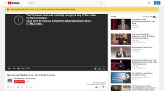 
                            9. Sprache der Mathematik | Ernst Peter Fischer - YouTube
