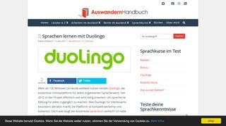 
                            8. Sprachen lernen mit Duolingo: Erfahrungen & Test