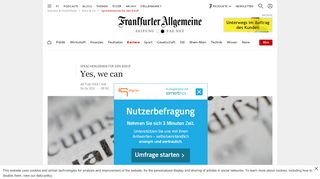 
                            10. Sprachenlernen für den Beruf - FAZ