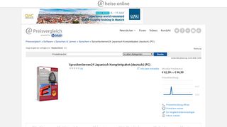 
                            13. Sprachenlernen24 Japanisch Komplettpaket (deutsch) (PC) ab € 61 ...
