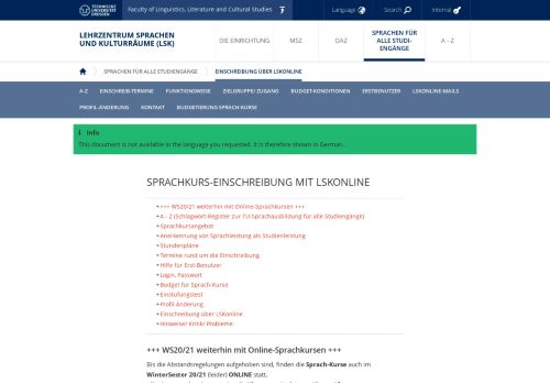 
                            3. Sprachkurs-Einschreibung mit LSKonline ... - TU Dresden