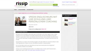 
                            2. Sprachkurs | Englisch | Onlinekurs | rissip.com