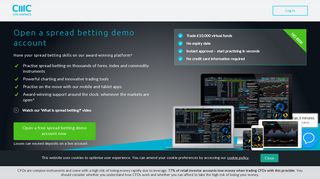 
                            5. Spread betting Demo Account | Demo Trading | CMC Markets