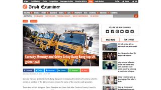 
                            13. Spready Mercury and Gritty Gritty Bang Bang top UK gritter poll | Irish ...