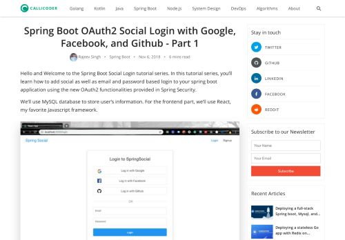 
                            2. Spring Boot OAuth2 Social Login with Google, Facebook, and Github ...