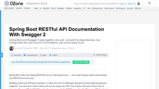 
                            7. Spring Boot RESTful API Documentation With Swagger 2 - DZone ...