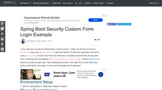 
                            2. Spring Boot Security Custom Login Form Example | DevGlan