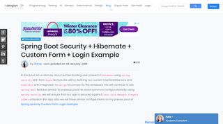 
                            8. Spring Boot Security Hibernate Custom Login Form Example | DevGlan