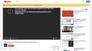 
                            7. Spring Boot & Spring Security: Database Authentication - YouTube