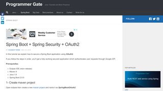 
                            10. Spring Boot + Spring Security + OAuth2 - Programmer Gate
