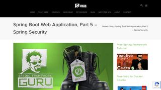 
                            8. Spring Boot Web Application, Part 5 - Spring Security - Spring ...