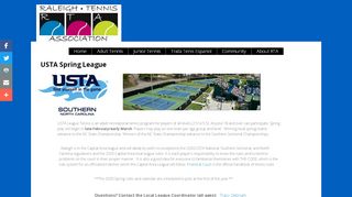 
                            13. Spring League info page - Raleigh Tennis Association