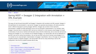 
                            12. Spring REST + Swagger 2 Integration with Annotation + XML Example