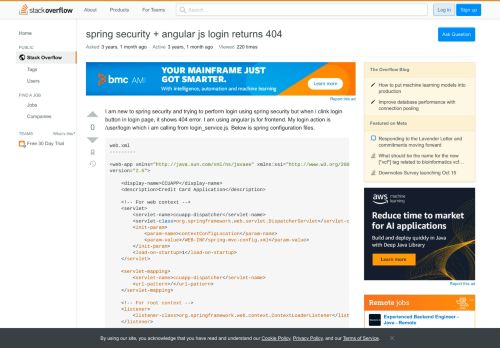 
                            9. spring security + angular js login returns 404 - Stack Overflow