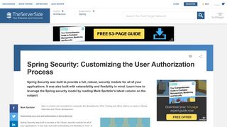 
                            6. Spring Security: Customizing the User Authorization Process