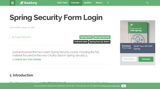 
                            7. Spring Security Form Login | Baeldung