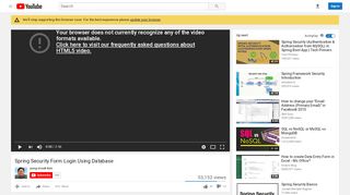 
                            8. Spring Security Form Login Using Database - YouTube