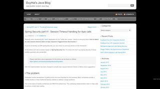 
                            13. Spring Security part VI : Session Timeout handling for Ajax calls ...