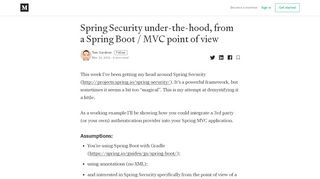 
                            10. Spring Security under-the-hood, from a Spring Boot / MVC point of view