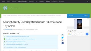 
                            9. Spring Security User Registration with Hibernate and Thymeleaf