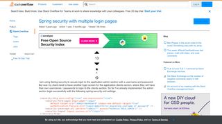 
                            6. Spring security with multiple login pages - Stack Overflow