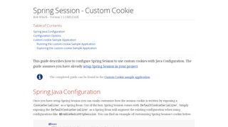 
                            6. Spring Session - Custom Cookie