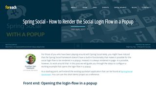 
                            10. Spring Social - How to Render the Social Login Flow in a Popup