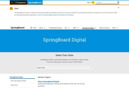 
                            2. SpringBoard Digital – SpringBoard – The College Board