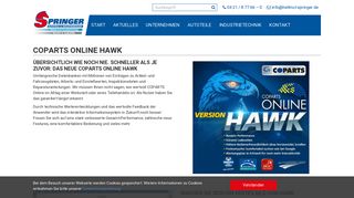 
                            5. Springer Autoteile COPARTS Online Hawk | Hellmut Springer
