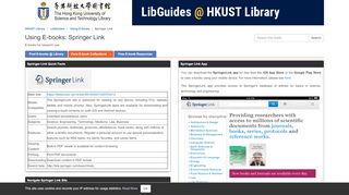 
                            11. Springer Link - Using E-books - LibGuides at Hong Kong University of ...