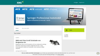 
                            12. Springer Professional Automobil - News | XING