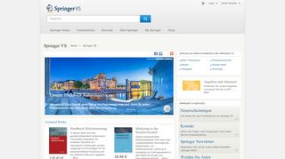 
                            6. Springer VS: Führender Verlag im Bereich Sozialwissenschaften
