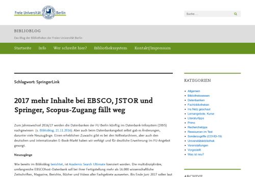 
                            1. SpringerLink – biblioblog - Blogs@FU-Berlin - Freie Universität Berlin